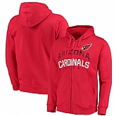 Men's Arizona Cardinals G III Sports by Carl Banks Post Season Full Zip Hooded Sweatshirt Cardinal,baseball caps,new era cap wholesale,wholesale hats